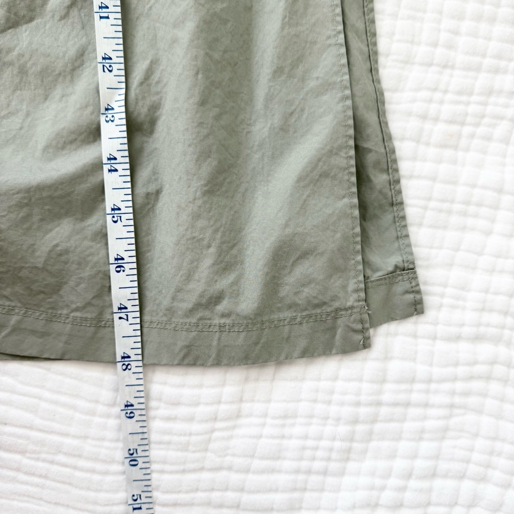 Everlane sage green high neck sleeveless Cotton Dress with pockets size Medium - Picture 7 of 11